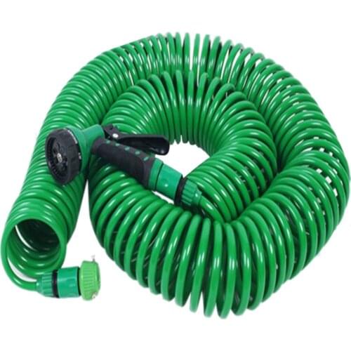 Retractable Coil Magic Flexible Garden Water Hose For Car Hose Pipe Plastic Hoses Garden Watering With Spray Guns High Quality