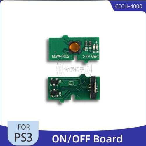 HOTHINK 1pcs Replacement Power On/Off Board for PS3 CECH-4000 Console Switch Board for PS3 Slim