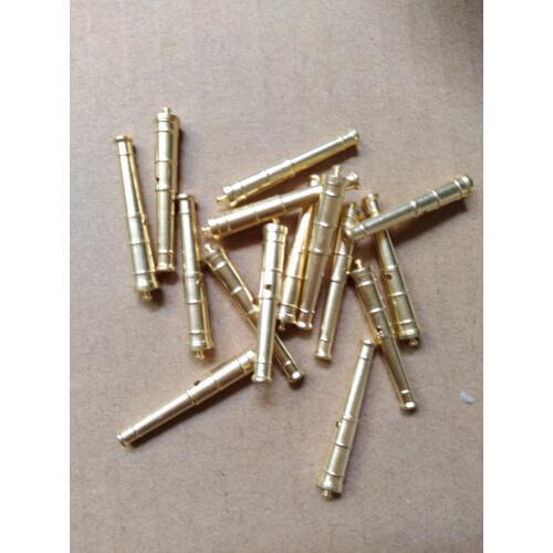 10 pcs/lot Free shipping CNC brass kits Size diam 5x30 mm brass cannons ships Accessories
