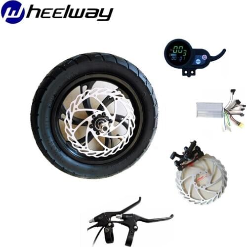 12 inch 36V48v250w 350w Brushless Hub Motor Electric controller with LCD scooter motor Kits For Electric Folding Bicycle