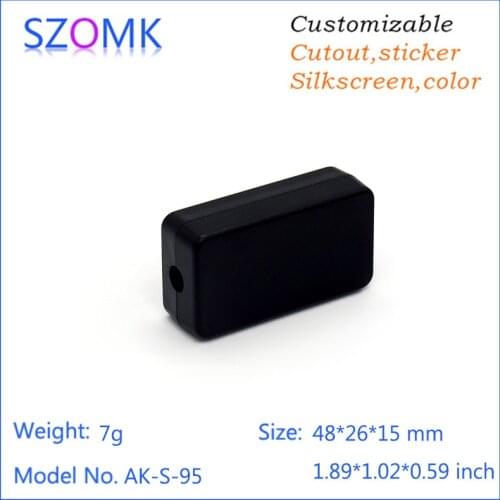 20 pcs) 48*26*15mm diy szomk enclosure project housing plastic distribution box plastic box for electronics project case