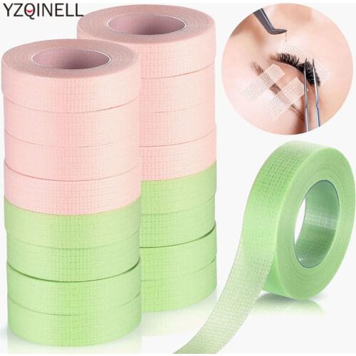 5 Rolls Non-Woven False Eyelash Extension Tape Medical Paper Tape For Lashes Building Make Up Tools