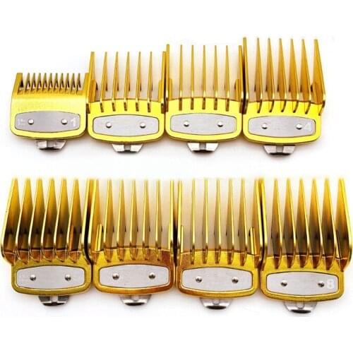 Ultra-thin limit comb Huaer Universal Caliper Set Hairdressing push flat hair comb Oil head carving electric hair clipper comb