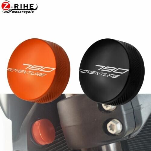 Motorcycle Accessories Aluminum Engine Oil Filter Cover Cap CNC Radiator Water Pipe For 790 Adventure S 790ADVENTURES 2019