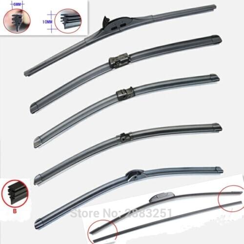 Free shipping Car Windshield Wiper Blade Insert Rubber strip(Refill) for Infiniti Q50 Q30 FX35 QX70 G35 G37 QX80 car accessories