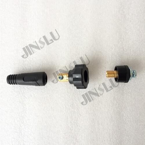 Free shipping Welding Cable Connector Portable Quick Fitting Plug Welding Thai Plug and Joint-Socket 35-50 mm2