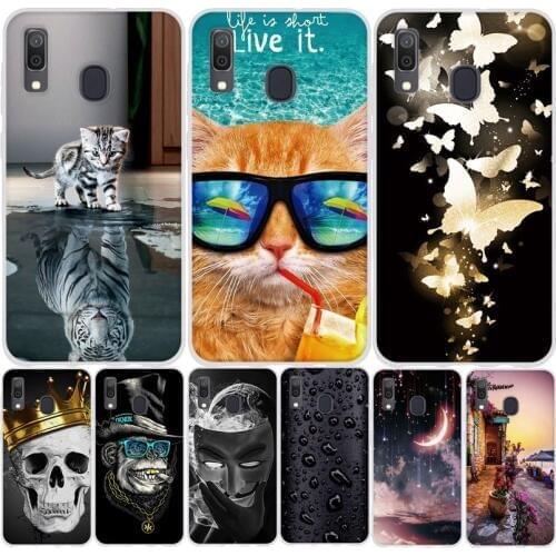 For Phone Case Samsung Galaxy A20 Soft Silicone Case For Protector Fundas Samsung Galaxy A30 A 30 A205F A305F Capas Cover Coque