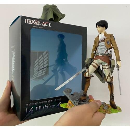 Attack on Titan Levi Action Figure Anime Figma Eren Jaeger Mikasa Ackerman Levi Rivaille Rival Ackerman on Sofa Model Toy Gift