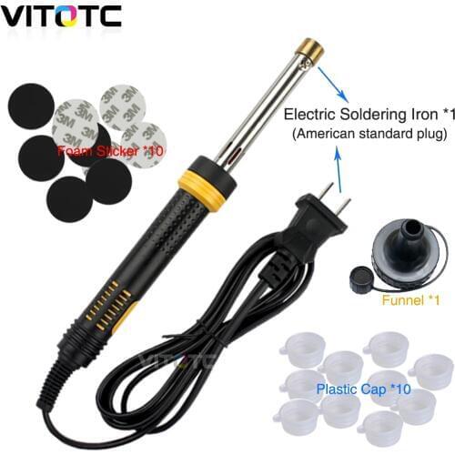 Toner cartridge Refill Tool Hole Making Solder Kit Set Driller Electric Soldering Iron Printer Copier Parts Maintenance Repair