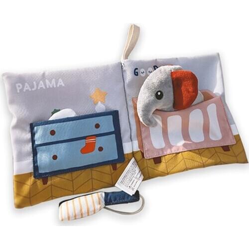 Newborn Baby Book Toddler Early Education Soft 3D Quiet Toys Infant Intelligence Development Kids Active 6 Months 0-12 Months