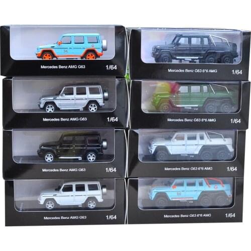 1/64 Alloy Casting Mercedes-Benz G63 G500 G-Class Pickup Truck Off-road Vehicle Alloy Car Model Mercedes-Benz Collection