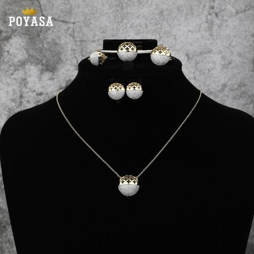 Moroccan Caftan wedding jewelry set for women green stone fashion jewelry set copper high quality jewelry set