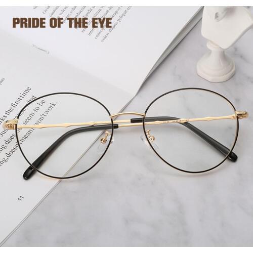 Men Women Blue Light Blocking Glasses Computer Metal Frame Fashion Literary Rrtro Texture Frames Glasses Anti Blue Ray Glasses