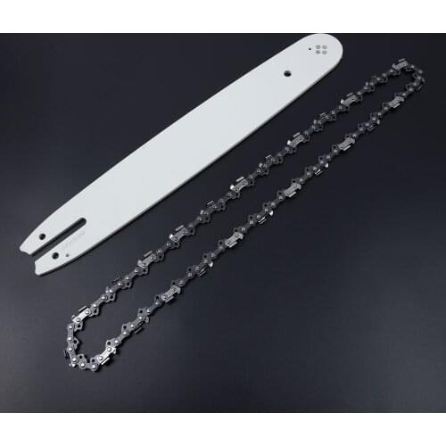 Manganese Steel Guide Bar + 3/8 LP 50DL Saw Chain For Stihl MS170 MS180 MS250