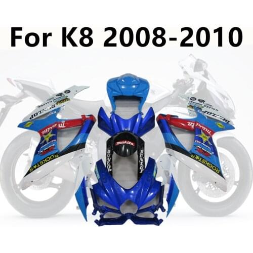 Advertising Decal Cowling Motorcycle for Suzuki GSXR600 GSXR750 K8 2008-2010 08-09-10 Full Fairing Kits Injection Bodywork