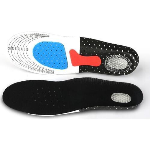 Unisex Orthotic Arch Support Sport Shoe Insoles Pad Sport Running Gel Insoles Shock Absorption Cushion For Men Women Foot Care