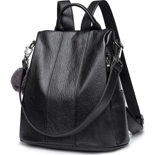 Woman Youth PU Leather Backpacks Backpack High Quality for Teenage Girls Female School Shoulder Bag Fashion Rucksack