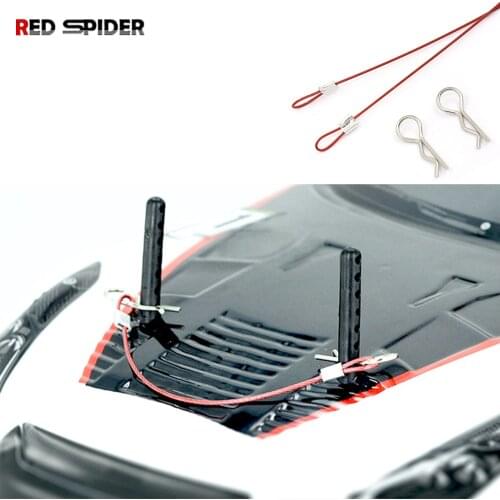 Racing Clip R Pin 1/10 1/8 RC Steel wire Car shell rope Body Shell Buggy drift Monster truck Crawler HPI HSP S220