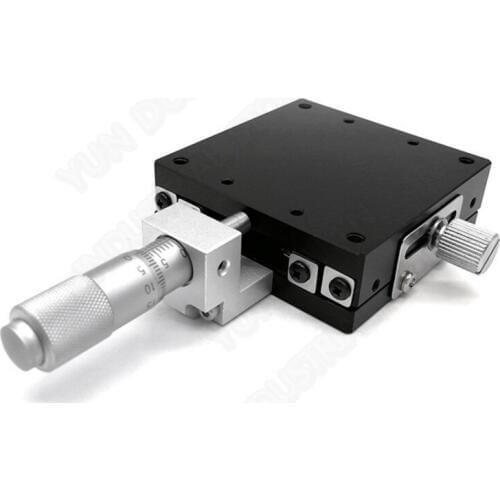 X Axis 60*60mm Manual Displacement Trimming Platform Linear Stage Sliding Table Mini High Precision Mini LGX60-C