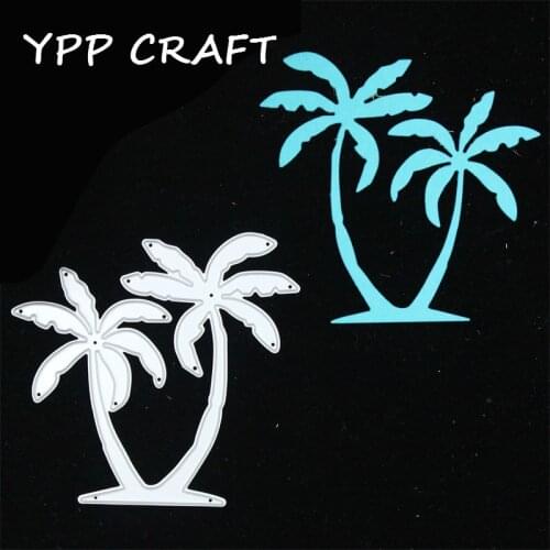YPP CRAFT Coconut Tree Metal Cutting Dies Stencils for DIY Scrapbooking/photo album Decorative Embossing DIY Paper Cards