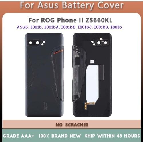 For ASUS ROG Phone II ZS660KL ASUS_I001D, I001DA, I001DE, I001DC, I001DB, I001D battery cover Rear cover Rear case case replace