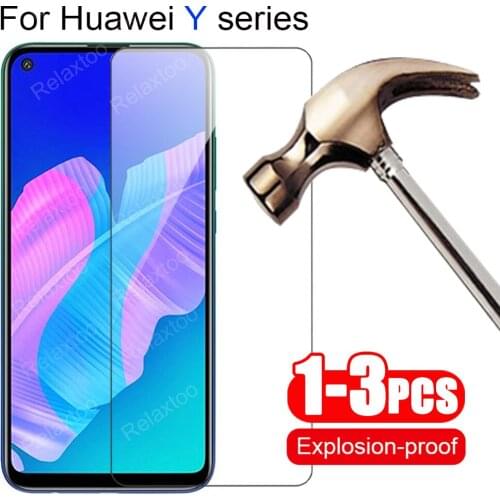 1-3 Screen Protector For Huawei Y7p Y7 p Y 7 p Tempered glass For Huawei Y6p Y 6 p 2020 Protective glas For Huawei Y5p Film