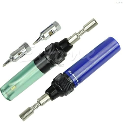 1300 Celsius Butane Gas Blow Torch Soldering Iron Gun Cordless Welding Pen Burner M12 dropship
