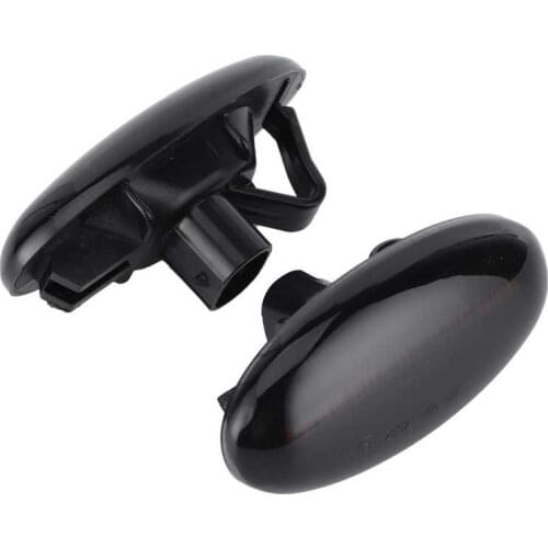 2PCS Smoke Color LED Side Marker Turn Indicator Lights Fit for Mazda 3 5 6 BT-50 MPV