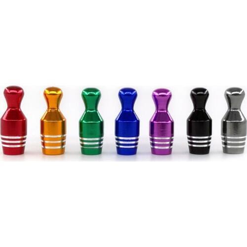 500pcs Bullet Aluminum Tire Valve Caps for Car Bike Motorcycle Alloy Valve Stem Cover for US Valve Car-styling Parts Accessories