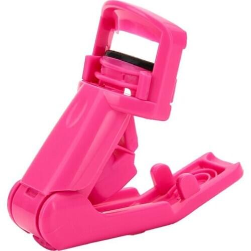 6.5cm* 3.8cm*1.8cm Mini Folding Plastic Eyelash Clip Makeup With Replacement Tape as Gift