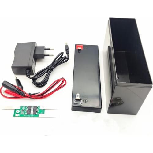 Case 6v10ah Replace Lead-Acid Batteries For Lithium Battery 18650 Storage Box