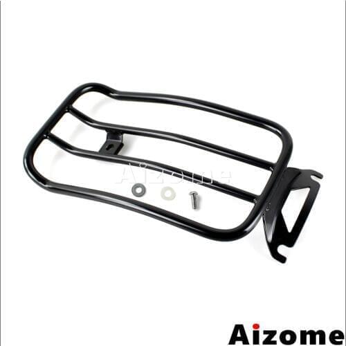 Black Motorcycle Luggage Rack For Harley Touring Electra Glide Road King Street Glide FLHT FLHR FLHX FLT 1997-2015