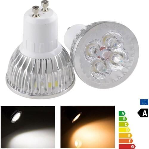GU10 High Power 4W 4X1W CREE Warm White LED Spot Light Bulbs Lamp Ultra Bright