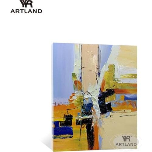 Colorful abstract paintings Handmade acrylic oil painitng on canvas wall art hanging picture poster for living room decoration