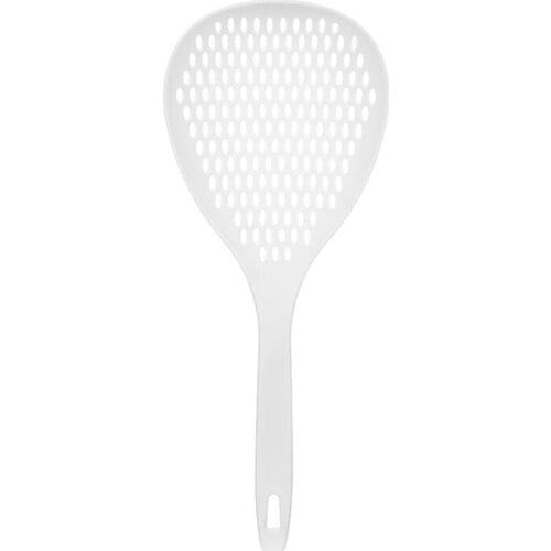 Kapmore 1pc Kitchen Spoon Slotted Nylon Skimmer Spoon Mesh Spoon Kitchen Gadget For Cooking Kitchen Supplies