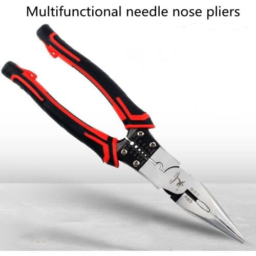 Multifunctional Sharp Nose Pliers 6 "8" Industrial Electrical Pliers Hardware Tool Sharp Nose Plier ELECTRICAL Wire Twisting