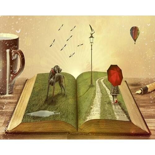 DIY Painting By Numbers Cartoon Book Kit Coloring By Numbers Children Gift Wall Art Acrylic Canvas Painting Room Decor Kid