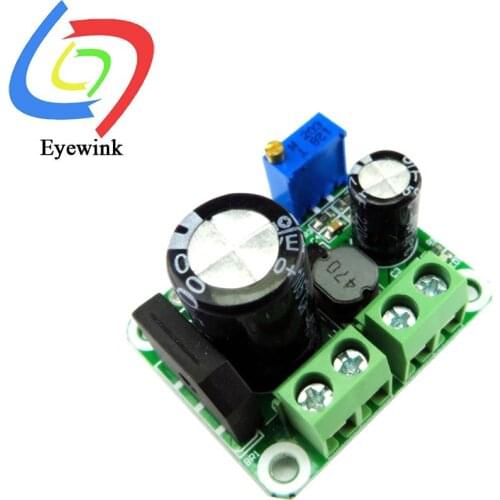 Low voltage AC-DC 1.5A step-down power module adjustable regulated power supply with rectification and filtering