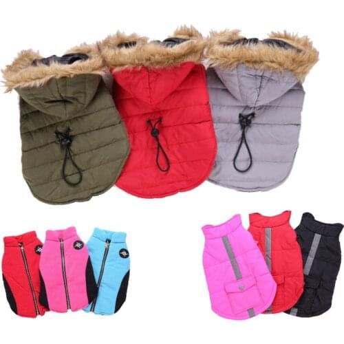 New Pet Dog Coat Winter Warm Small Dog Clothes For Chihuahua Soft Fur Hoodies Puppy Jacket Clothing Dog Winter Warm Clothes