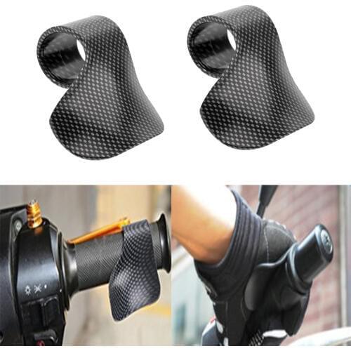 2 Pcs Universal Throttle Control System Wrist Rest Aid Grip for Motorcycle E-Bike (Black)