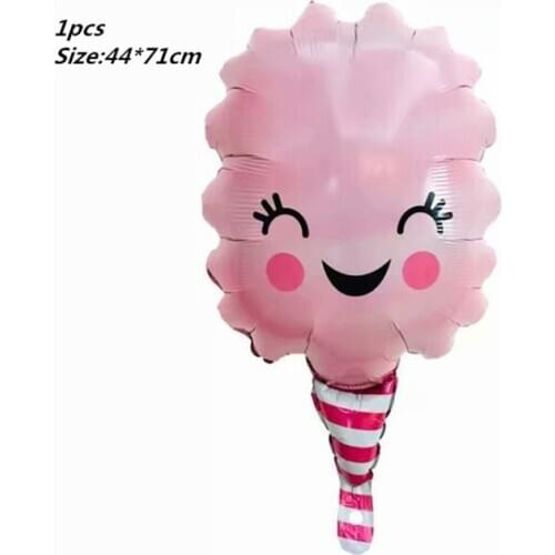 1pcs Big Summer party rainbow ice cream foil balloon birthday party sweet pink chocolate food decoration cake donut baloon