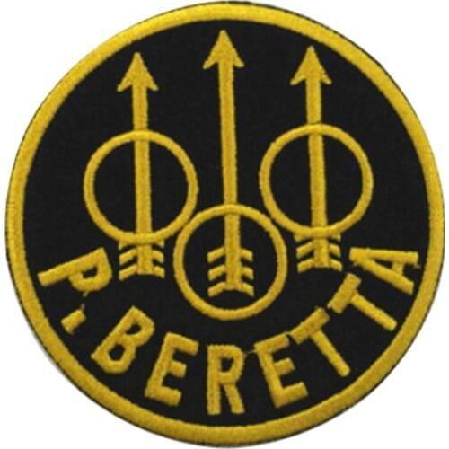 2018 new embroidery P-BERETTA cloth wholesale clothing accessories shoes and hats ironing Badge