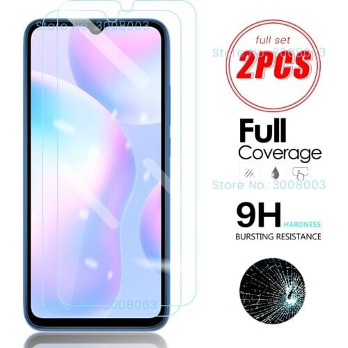 2PCS glass on redmi 9a glass protective glass for xiaomi redmi 9a 9 a safety glass redmi9a screen protectors tempered sheet film