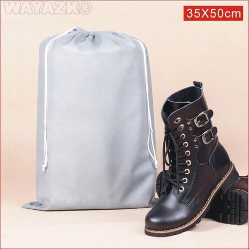 100pcs/lot) size 35x50cm(14x20")wholesale high quality non woven fabric drawstring shoe boot bag