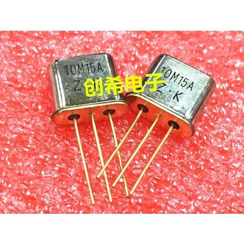 20PCS 50PCS 10.7MHZ in-line crystal filter 10M15A 3dB +-7.5KHZ crystal oscillator HC-49T 10.7M