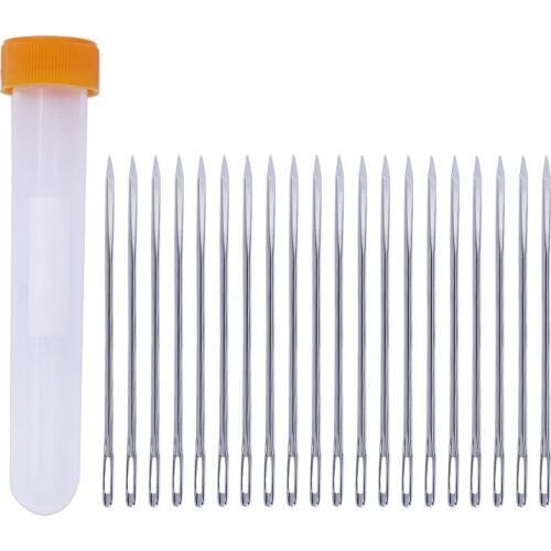 20PCS Leathercraft DIY Leather Triangular Needles Leather Fur Stainless Steel Shaped Pin Stitch Needlework Sewing Supplies