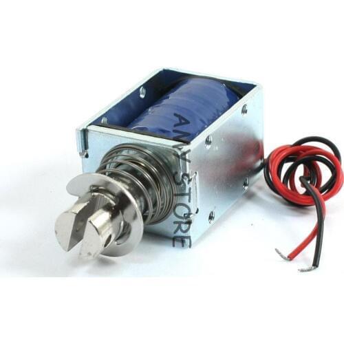 DC 24V 0.96A 23W / DC 12V 2.15A 25.8W 10mm Push Pull Intermittent Electromagnet Solenoid DS-1240S