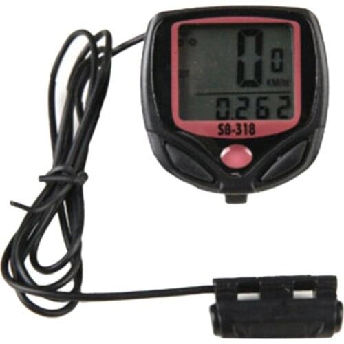 40%HOT Waterproof Luminous LCD MTB Mountain Bike Bicycle Computer Speedometer Odometer