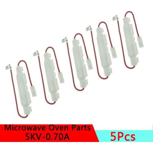 5pcs 5KV 0.7A 700mA Microwave Oven High Voltage Fuses Fuse Holder Microwave Accessories Parts for PANASONIC LG Samsung