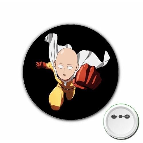 Anime One-Punch Man Cosplay Badge Cartoon Brooch Pins for Backpacks bags Badges Button Clothes Accessories